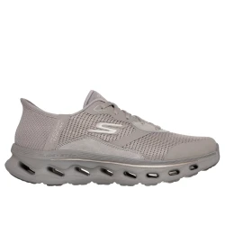 Skechers Women's Go Walk Glide Step 2.0 Slip On Shoes in Taupe Size 40 with Hands Free Slip In Design, Air Cooled Memory Foam Insole for All Day Comfort