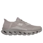 Skechers Women's Go Walk Glide Step 2.0 Slip On Shoes Taupe Size 41 Featuring Hands Free Slip Ins Technology Air Cooled Memory Foam Insole Machine Washable for All Day Comfort - Skechers