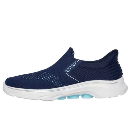 Skechers Women's GO WALK 7 Slip-ins Navy Walking Shoes 37.5 Size with Air-Cooled Memory Foam Insole and Hyper Pillar Technology - Skechers - Image 6
