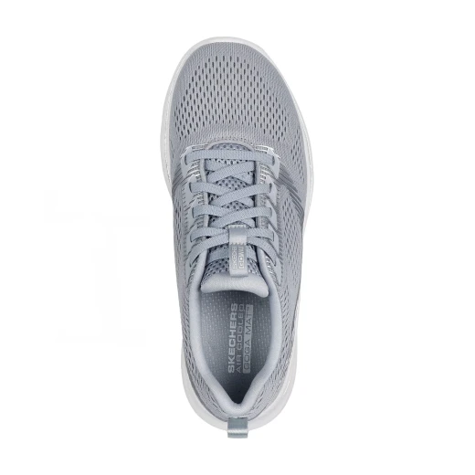 Skechers Women's GO WALK 7 Hailey Walking Shoes Gray Silver Engineered Mesh Upper with Air-Cooled Goga Mat Insole and Hyper Pillar Technology for Support Size 37 - Skechers - Image 5