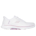 Skechers Women's GO WALK 7 White Walking Shoes Size 36 Featuring Air Cooled Goga Mat Insole, ULTRA GO Cushioning and Hyper Pillar Technology for Maximum Comfort and Support - Skechers