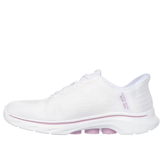 Skechers Women's GO WALK 7 White Walking Shoes with Air Cooled Goga Mat Insole for Ultimate Comfort and ULTRA GO Cushioning Support Size 38.5 - Skechers - Image 5