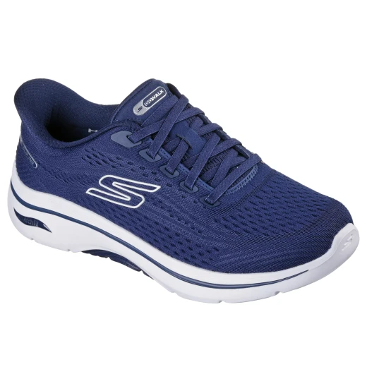 Skechers Women's GO WALK Arch Fit 2.0 Slip-ins: Kathy Athletic Shoes with Engineered Knit Upper, Arch Fit Insole, Comfort Pillars, and Navy Color in Size 37.5 - Skechers - Image 3