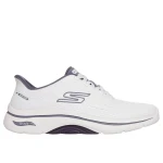 Skechers Women's GO WALK Arch Fit 2.0 Walking Shoes with Hands Free Slip-ins Technology, Featuring Engineered Knit Upper, Comfort Pillars, Removable Arch Fit Insole, White, Size 37 - Skechers