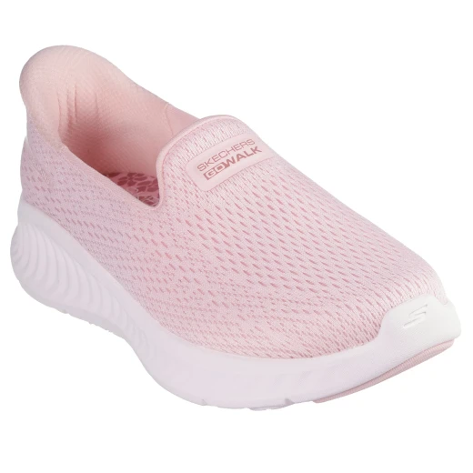 Skechers Women's GO WALK Now 40 Slip-ins Light Pink Comfort Walking Shoes with Hands Free Design Featuring Air-Cooled Goga Mat Insole and Ultra Light Cushioning - Skechers - Image 3