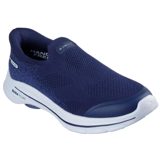 Skechers Women's Go Walk 8 Nova Slip On 37.5 Navy, Hands Free Slip ins, Stretch Fit Knit Upper, Air Cooled Goga Mat Insole, Lightweight Ultra Go Cushioning, Ultra Pillars Support - Skechers - Image 2