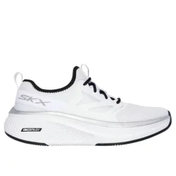 Skechers Women's GO RUN Elevate 2.0 Athletic Training Sneakers with Air Cooled Goga Mat Insole and Lightweight Ultra Go Cushioning, White, Size 37.5