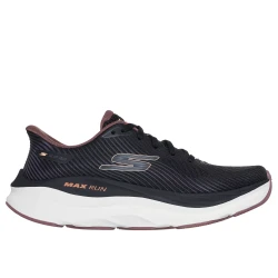 حذاء جري Skechers Max Run للنساء، أسود اللون، مقاس 37، مع توسيد Max و نعل خارجي من Goodyear للمتانة القصوى والأداء العالي