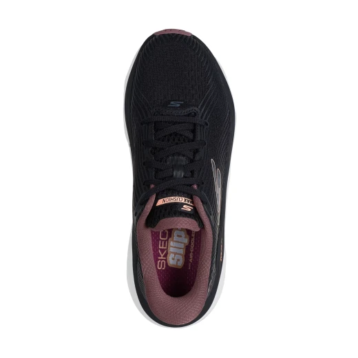 حذاء جري Skechers Max Run للنساء، أسود اللون، مقاس 37، مع توسيد Max و نعل خارجي من Goodyear للمتانة القصوى والأداء العالي - سكيتشرز - Image 5