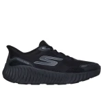 Skechers Go Run Now Starfuse Women's Slip-ins Running and Training Shoes with Air-Cooled Goga Mat Insole and Heel Pillow in Black Size 37.5. Fixed Stretch Laces. Vegan. - Skechers