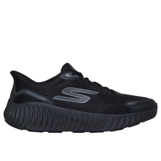 Skechers Women's GO RUN Now Starfuse Slip-ins Running Shoes Featuring Air-Cooled Mesh Upper, Hands Free Slip On Design, and Breathable Goga Mat Insole, Size 39, Black Color - Skechers - Image 2