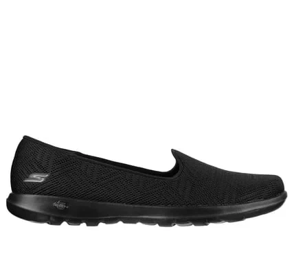 Skechers Women's Go Walk Lite - Sweet Gal Mesh Slip On Walking Shoes with Air Cooled Goga Mat Insole and Lightweight 5GEN Cushioning - Size 37 / Black - Skechers - Image 2