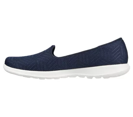 Skechers Women's GO WALK LITE Navy Blue Comfort Slip On Walking Shoes Size 38 Features Air Cooled Goga Mat Insole and Lightweight 5GEN Cushioning for All Day Wear - Skechers - Image 5