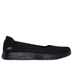 Skechers Women's Slip-ins On-the-GO Flex Comfort Shoes with Heel Pillow, Stretch Fit Mesh Upper, Air-Cooled Memory Foam Insole, and Lightweight Ultra Go Midsole, Size 37, Black - Skechers