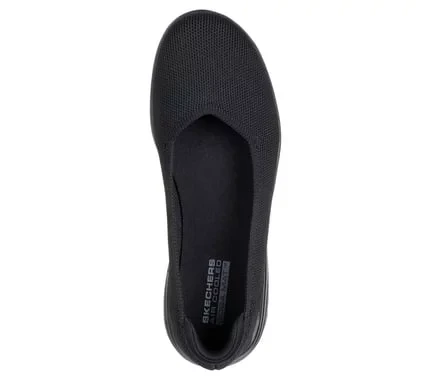Skechers Women's Slip-ins On-the-GO Flex Comfort Shoes with Heel Pillow, Stretch Fit Mesh Upper, Air-Cooled Memory Foam Insole, and Lightweight Ultra Go Midsole, Size 37, Black - Skechers - Image 4