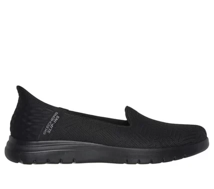 Skechers Women's On The Go Flex Clover Slip On Shoes Black 37.5 with Hands Free Slip Ins Technology and Air Cooled Memory Foam Insole for Comfort and Style - Skechers - Image 2