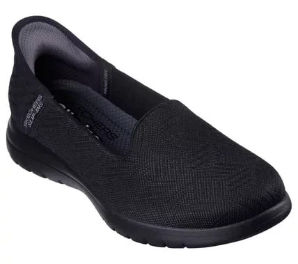 Skechers Women's On The Go Flex Clover Slip On Shoes Black 37.5 with Hands Free Slip Ins Technology and Air Cooled Memory Foam Insole for Comfort and Style - Skechers - Image 3