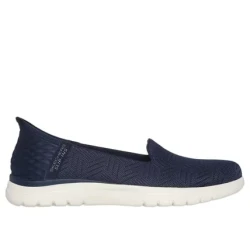 Skechers On The Go Flex Clover Navy Women's Slip On Shoes 38