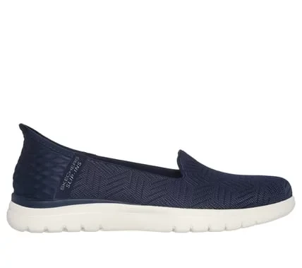 Skechers On The Go Flex Clover Navy Women's Slip On Shoes 37 - Skechers - Image 2