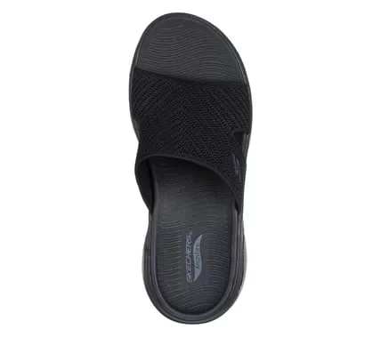 Skechers Women's GO Walk Arch Fit Allure Sandals Black Size 37 Featuring Arch Support and ULTRA GO Cushioning for All Day Comfort Perfect for Summer Walks and Outdoor Activities - Skechers - Image 4