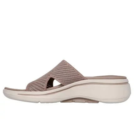 Skechers Women's GO Walk Arch Fit Allure Sandals Taupe Size 37 Featuring Arch Fit Technology and ULTRA GO Cushioning for All Day Comfort and Support, Perfect for Summer Days - Skechers - Image 5