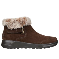 Skechers On The Go Joy First Glance Women's Boots Suede Coffee 37