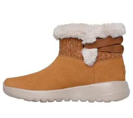 Skechers Women's On The Go Joy First Glance Boots Brown Size 37 Featuring 3M Scotchgard Suede Upper Faux Fur Trim and Lining With Air Cooled Goga Mat Insole - Skechers - Image 5