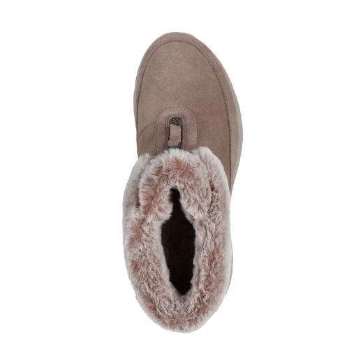 Skechers Women's Glacial Ultra Booties 37 Taupe: Warm Winter Style with Faux Fur, Air-Cooled Goga Mat, and Ultra Go Midsole - Skechers - Image 5