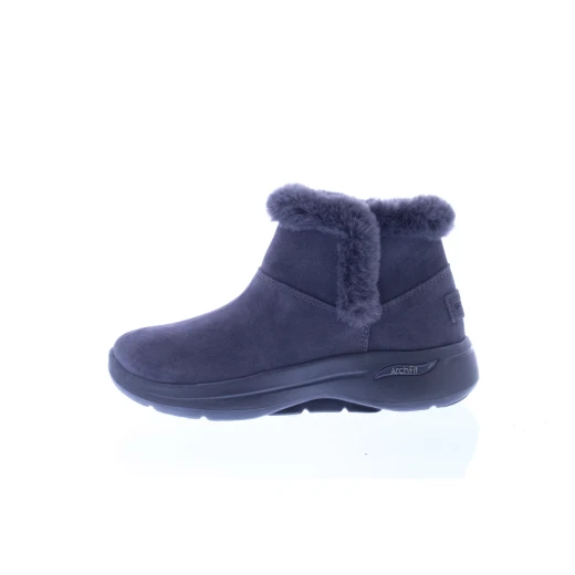 Skechers GOwalk Arch Fit Cherish Boots Women's Charcoal Size 38.5 with Suede and Faux Fur Upper for Cold Weather Comfort and Warmth, Arch Support, and Stylish Design - Skechers - Image 3
