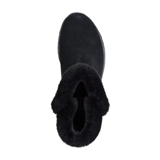 Skechers On The Go Stellar Cozy Step Women's Boots Black Size 36 With Air Cooled Goga Mat Cushioning Waterproof Faux Fur Details for Winter Comfort and Style - Skechers - Image 4