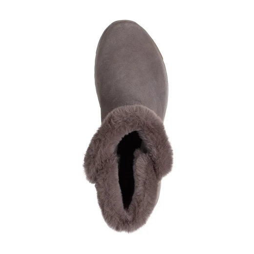 Skechers Women's On The Go Stellar Cozy Step Boots Taupe Size 36 Featuring Air Cooled Goga Mat Technology Waterproof Design Faux Fur Trim for Winter Comfort and Style - Skechers - Image 4