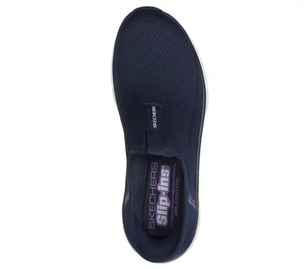 Skechers Women's Slip-ins D'Lux Walker 2.0 Navy Sport Walking Shoes 39.5 - Skechers - Image 4