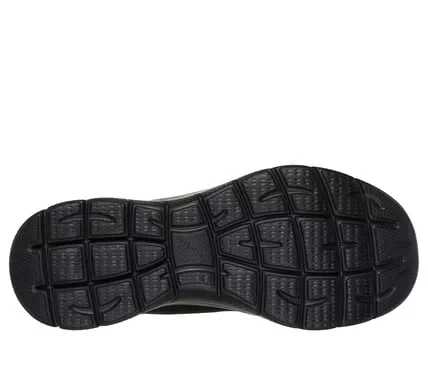 Skechers Women's Summits Classy Night Slip On Sneakers Black with Snake Pattern Sparkle Mesh Upper Vegan Design featuring Heel Pillow and Air Cooled Memory Foam Insole Size 38.5 - Skechers - Image 6