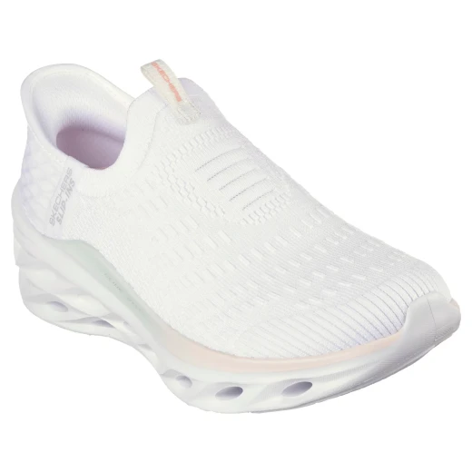 Skechers Women's Glide Step Swift Walking Shoes White Leather 37.5 Lightweight Comfortable Sneakers Featuring Arch Fit Technology and Slip In Design for Everyday Wear and Support - Skechers - Image 3