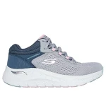 Skechers Women's Arch Fit 2.0 Rainy Days Waterproof Walking Shoes with Breathable Mesh Upper and Removable Arch Fit Insole Gray Size 37 - Skechers