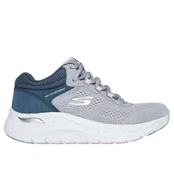 Skechers Women's Arch Fit 2.0 Rainy Days Waterproof Walking Shoes with Breathable Mesh Upper and Removable Arch Fit Insole Gray Size 37