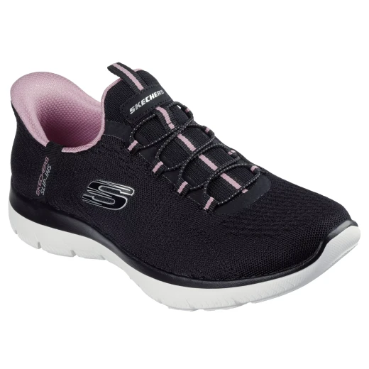 Skechers Women's Summits Dream Chaser Slip-ins Black 40 Vegan Comfort Shoes with Air-Cooled Memory Foam Insole and Fixed Stretch Laces - Skechers - Image 3