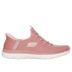 Skechers Women's Summits Dream Chaser Slip On Shoes Rust Color 37 Engineered Mesh Upper Hands Free Slip Ins Air Cooled Memory Foam Insole Everyday Comfort Vegan Design - Skechers