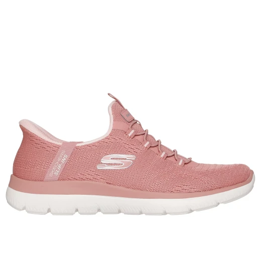 Skechers Women's Summits Dream Chaser Slip On Shoes With Hands Free Slip ins Technology Engineered Mesh Upper Cushioned Air Cooled Memory Foam Insole 38.5 Rust - Skechers - Image 2