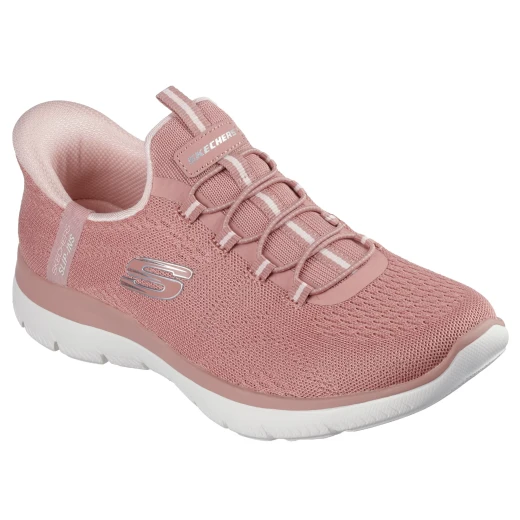 Skechers Women's Summits Dream Chaser Slip On Shoes Rust Color 37 Engineered Mesh Upper Hands Free Slip Ins Air Cooled Memory Foam Insole Everyday Comfort Vegan Design - Skechers - Image 3