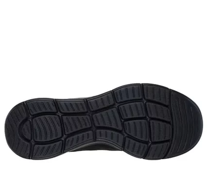 Skechers Women's Skech Air Dynamight 2.0 Athletic Sneakers Black with Engineered Mesh Upper, Memory Foam Insole, and Cushioned Midsole Size 37.5. Vegan Lace Up Comfort and Style. - Skechers - Image 5