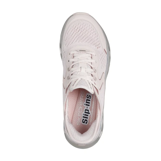 Skechers Women's Glide-Step Altus Slip-ins Starlight Shine Sporty Sneakers with Adjustable Laces featuring Air-Cooled Memory Foam Insole Natural 36 - Skechers - Image 4