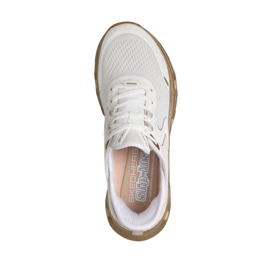 Skechers Women's Glide-Step Altus Slip-on Starlight Shine Athletic Shoes with Air-Cooled Memory Foam and Metallic 37/White - Skechers - Image 5