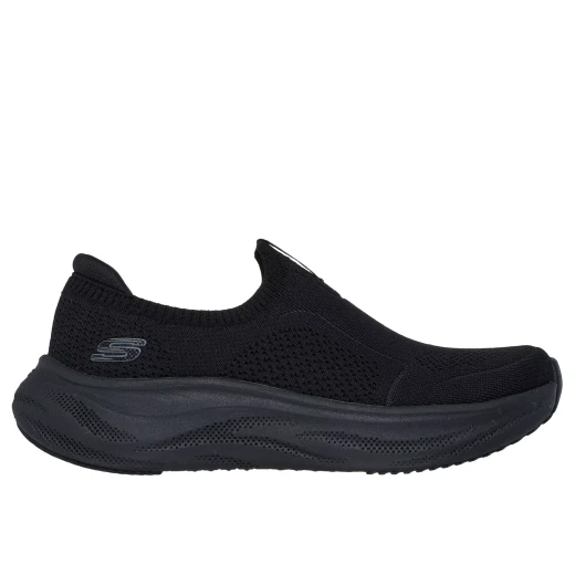 Skechers Women's Skech Cloud Slip On Sneakers Black 40 Featuring Stretch Knit Upper, Air Cooled Memory Foam Insole, And Flexible Traction Outsole For All Day Comfort 155 - Skechers - Image 2
