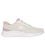 Skechers Women's Skech Lite Pro 2.0 Everyday Pace Athletic Shoes Natural 38 US Size Lace Up Design Air Cooled Memory Foam Insole Comfortable Vegan Walking Sneakers - Skechers