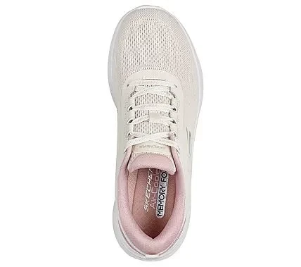 Skechers Women's Skech Lite Pro 2.0 Everyday Pace Athletic Shoes Natural 38 US Size Lace Up Design Air Cooled Memory Foam Insole Comfortable Vegan Walking Sneakers - Skechers - Image 4