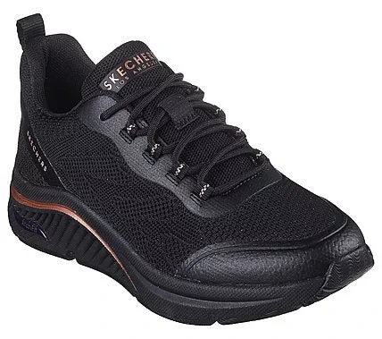 Skechers Arch Fit S Miles Sonrisas Women's Black Knit Sneakers Size 40 - Skechers - Image 5