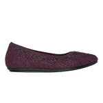 Skechers Cleo 2.0 Glitzy Daze Women's Slip On Shoes Wine 37.5 - Skechers