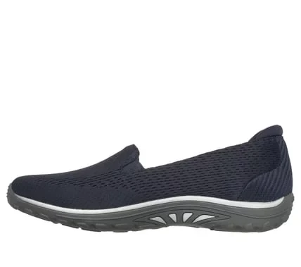 Skechers Women's Reggae Fest Willows Vibe Navy Blue Slip On Shoes With Air Cooled Memory Foam Insole Comfortable Stylish 37 / Navy - Skechers - Image 20