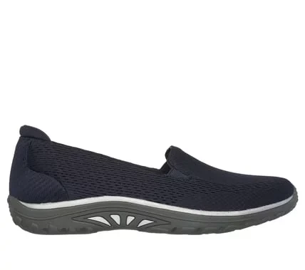 Skechers Women's Reggae Fest Willows Vibe Navy Blue Slip On Shoes With Air Cooled Memory Foam Insole Comfortable Stylish 37 / Navy - Skechers - Image 7